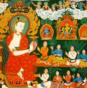 "Наставление каламам", тибетская живопись